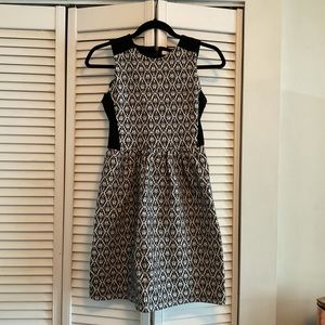 Madewell patterned dress with pockets